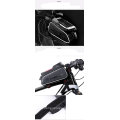 Custom Touch Screen Phone Case Storage Bike Frame Bag Bicycle Phone Mount Handlebars Bags